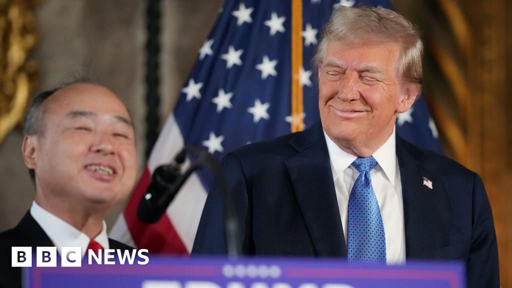 Japanese billionaire Masayoshi Son pledges major US investment