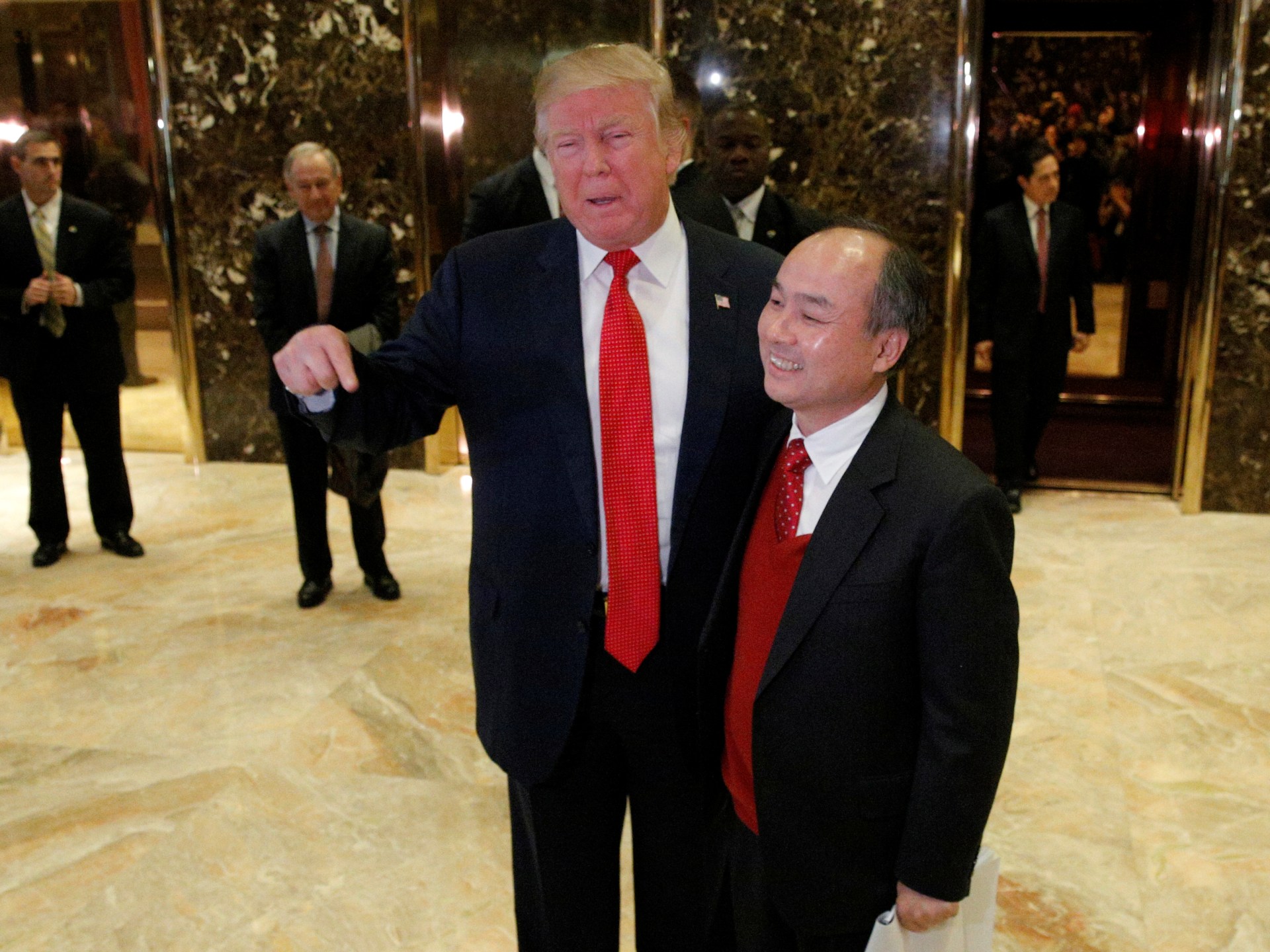 Trump, SoftBank CEO Masayoshi Son announce $100bn US investment | Donald Trump News