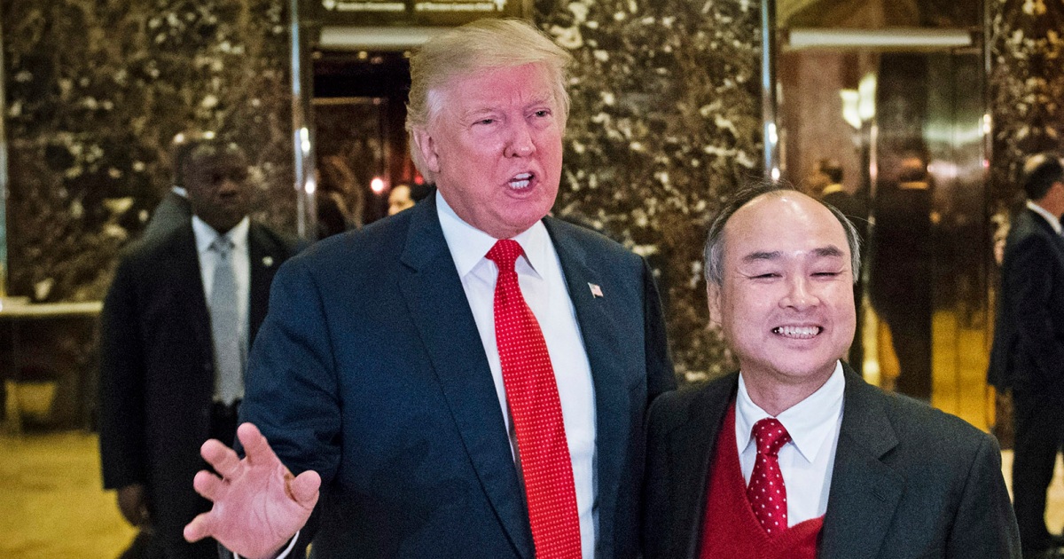 Trump and Japan tech conglomerate SoftBank announce $100 billion in U.S. investments