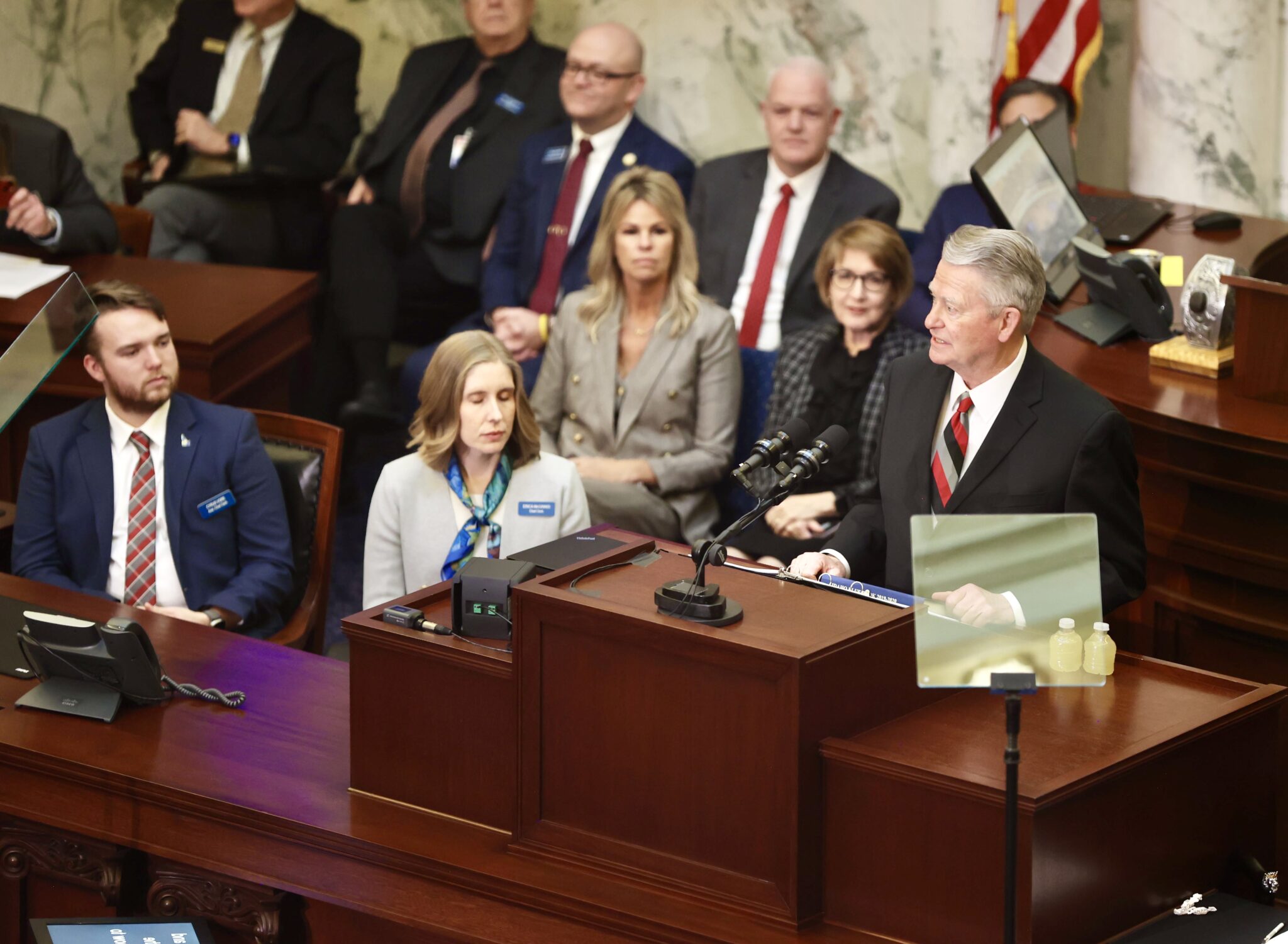 Idaho Governor Brad Little gives the State of the State address